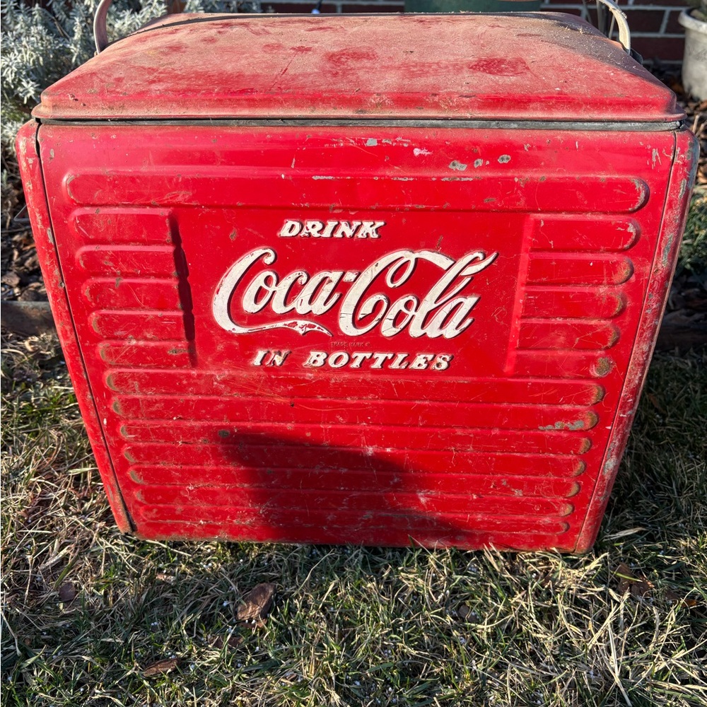 Vintage Coca-Cola Red Cooler